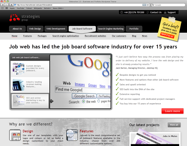 Strategies Group Website
