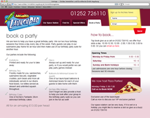 Archies inner web page